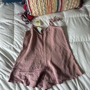 Jungmaven Dusty Rose Sleeveless Romper